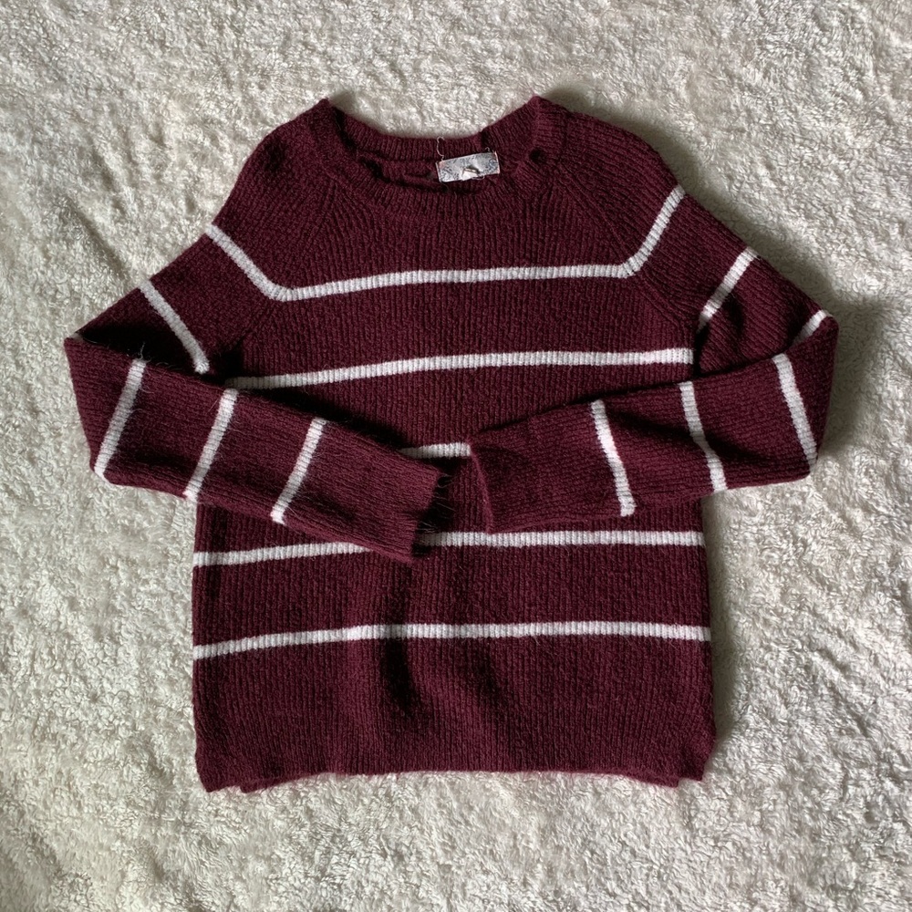 lace up back sweater
